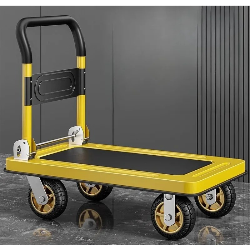 Heavy Equipment Hauling - Heavy Duty Fencing Flatbed Handcart Quiet