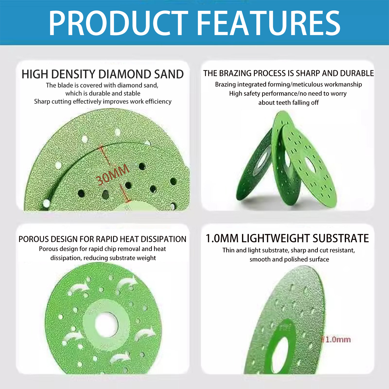 3/5Pc Tile Cutting Disc Super  - đánh giá và giá Brick Cutting Saw