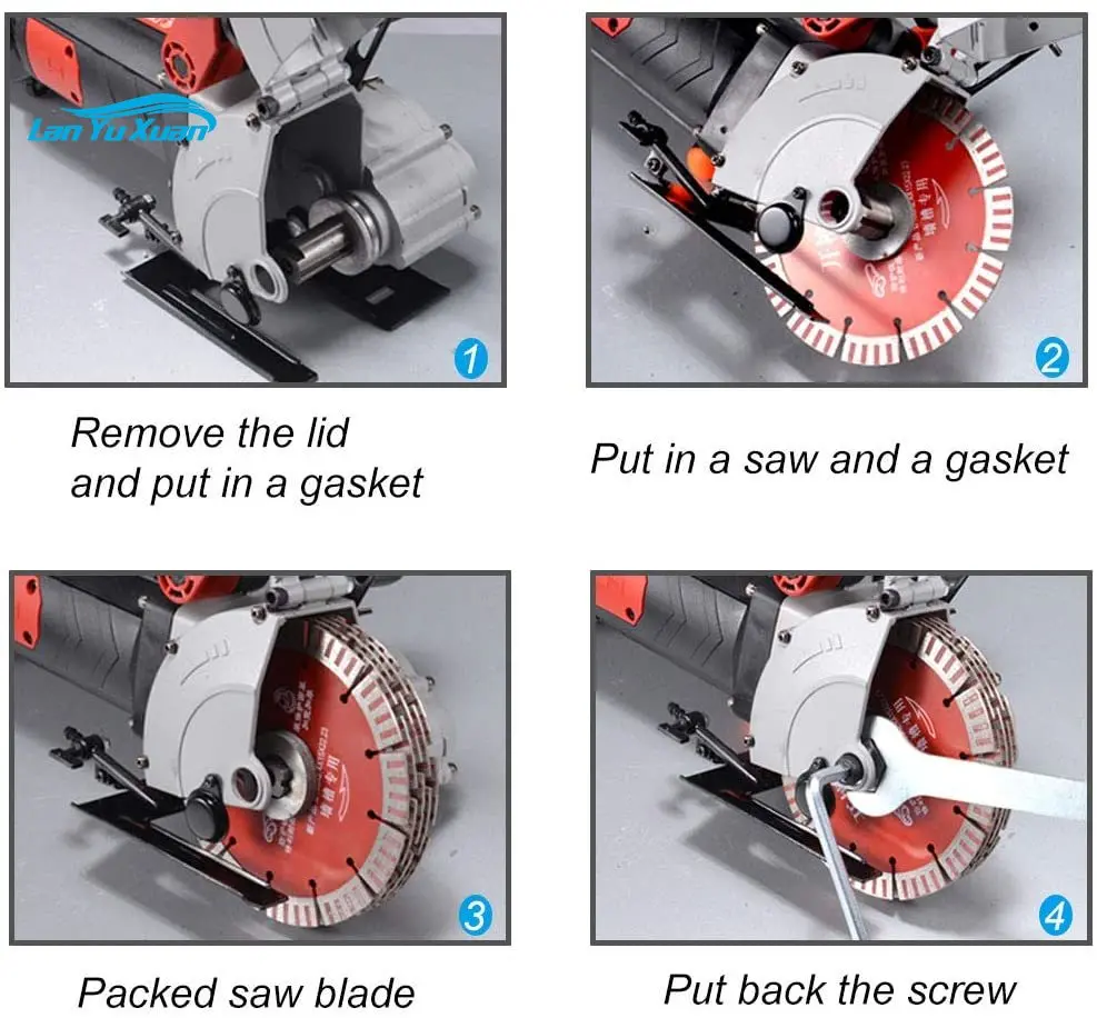 110/220v Wall Grooving Cutting - đánh giá và giá Brick Cutting Saw