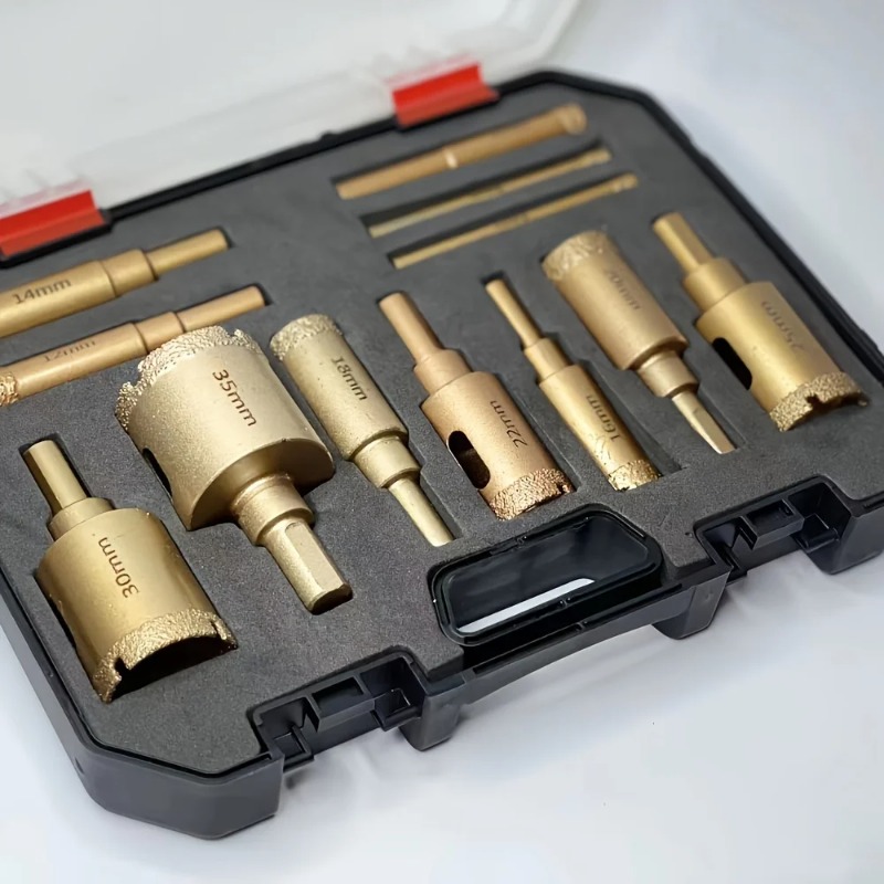 12Pcs Diamond Drill & Hole Saw - đánh giá và giá Brick Cutting Saw