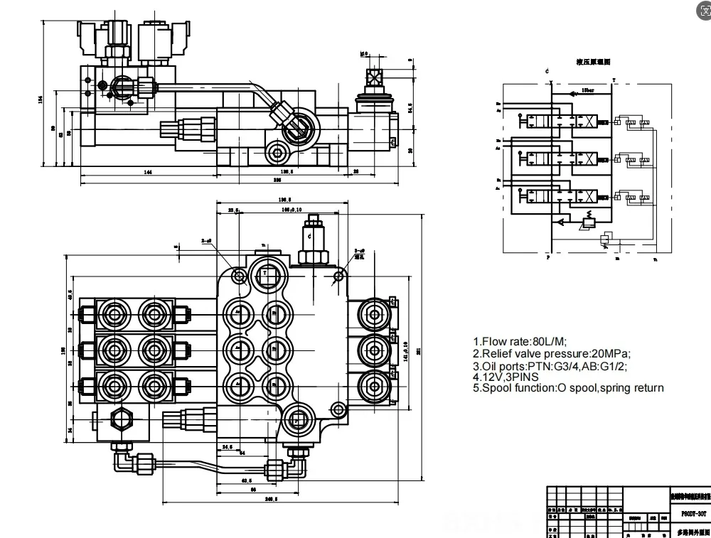 P80 Hydraulic Directional Valv - đánh giá và giá Heavy Equipment Distributors