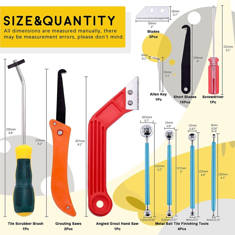 Grout Removal Tools 22 Pcs  Se - đánh giá và giá Brick Cutting Saw