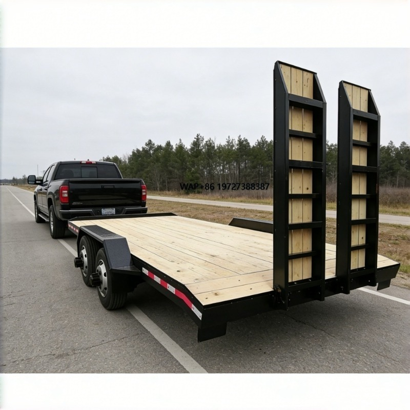 Tandem Axle Wood Deck Equipmen - đánh giá và giá Heavy Equipment Hauling