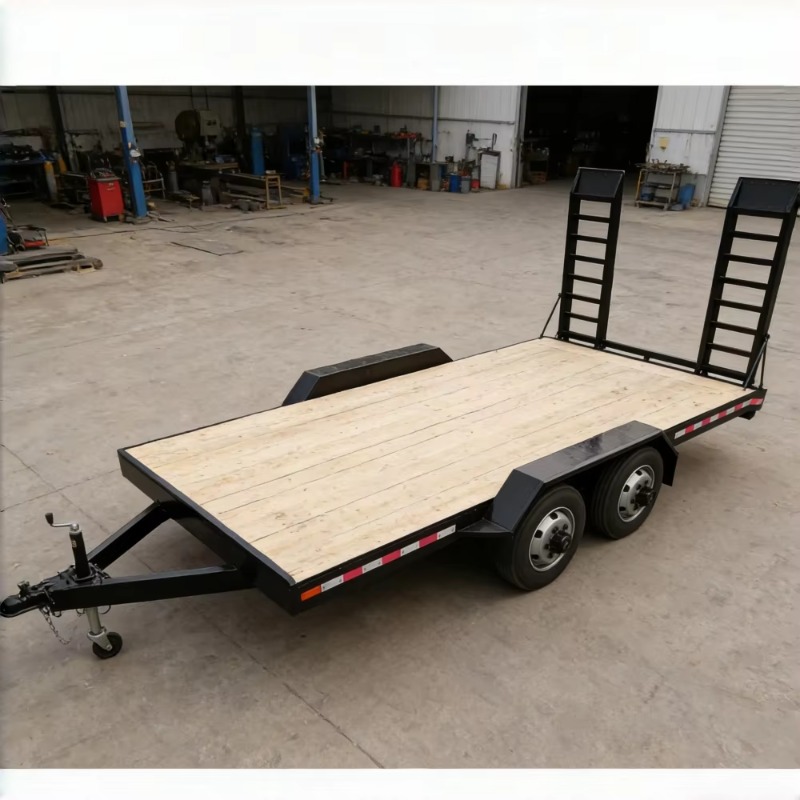 Tandem Axle Wood Deck Equipmen - đánh giá và giá Heavy Equipment Hauling