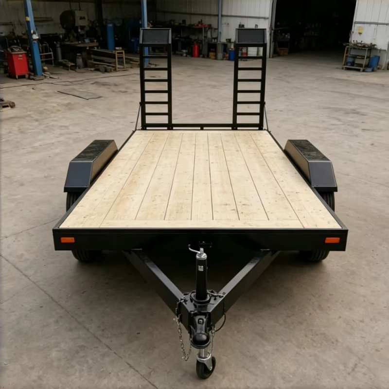 Tandem Axle Wood Deck Equipmen - đánh giá và giá Heavy Equipment Hauling