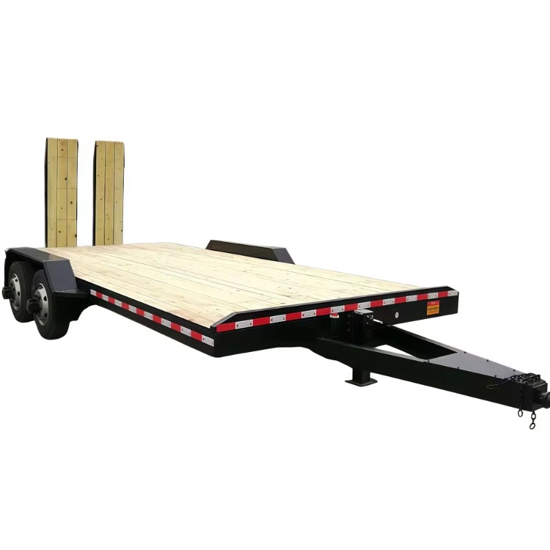 Tandem Axle Wood Deck Equipmen - đánh giá và giá Heavy Equipment Hauling