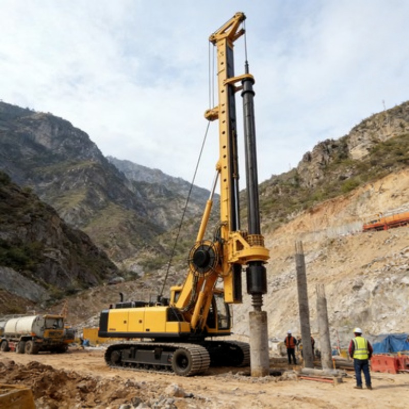 Heavy Duty 240kNm Rotary Drill - đánh giá và giá Heavy Equipment Drilling Rig
