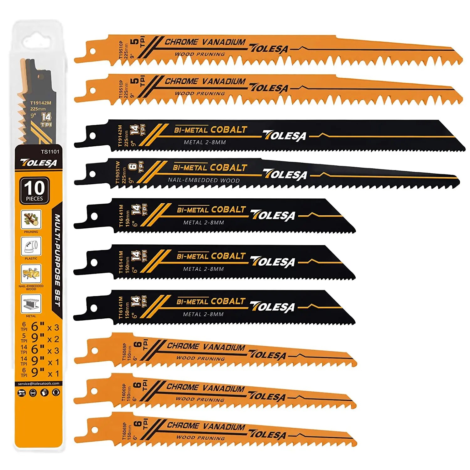 TOLESA 10PCS Reciprocating Bi- - đánh giá và giá Brick Cutting Saw