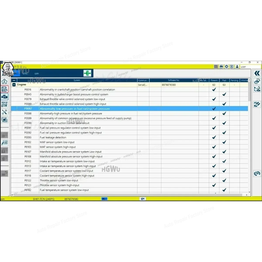 2026 Hino DX3 1.26.1 Diagnosti - đánh giá và giá Heavy Equipment Software