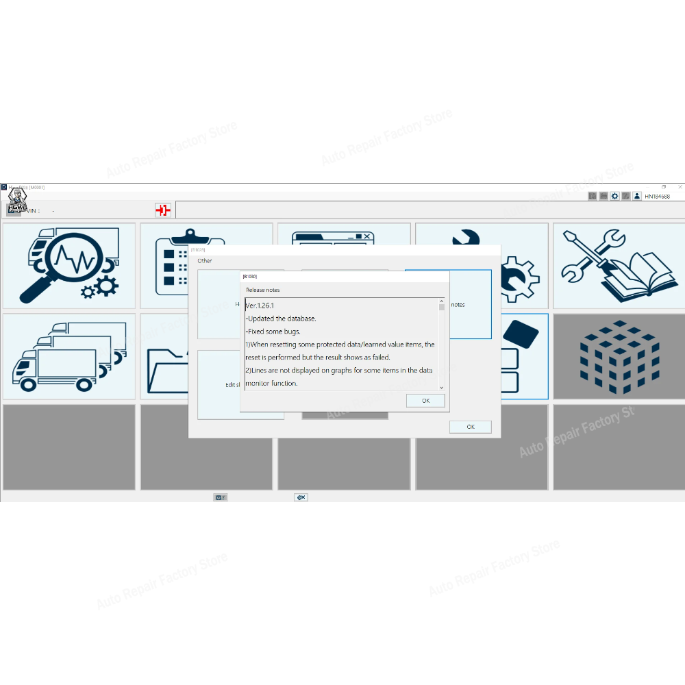 2026 Hino DX3 1.26.1 Diagnosti - đánh giá và giá Heavy Equipment Software