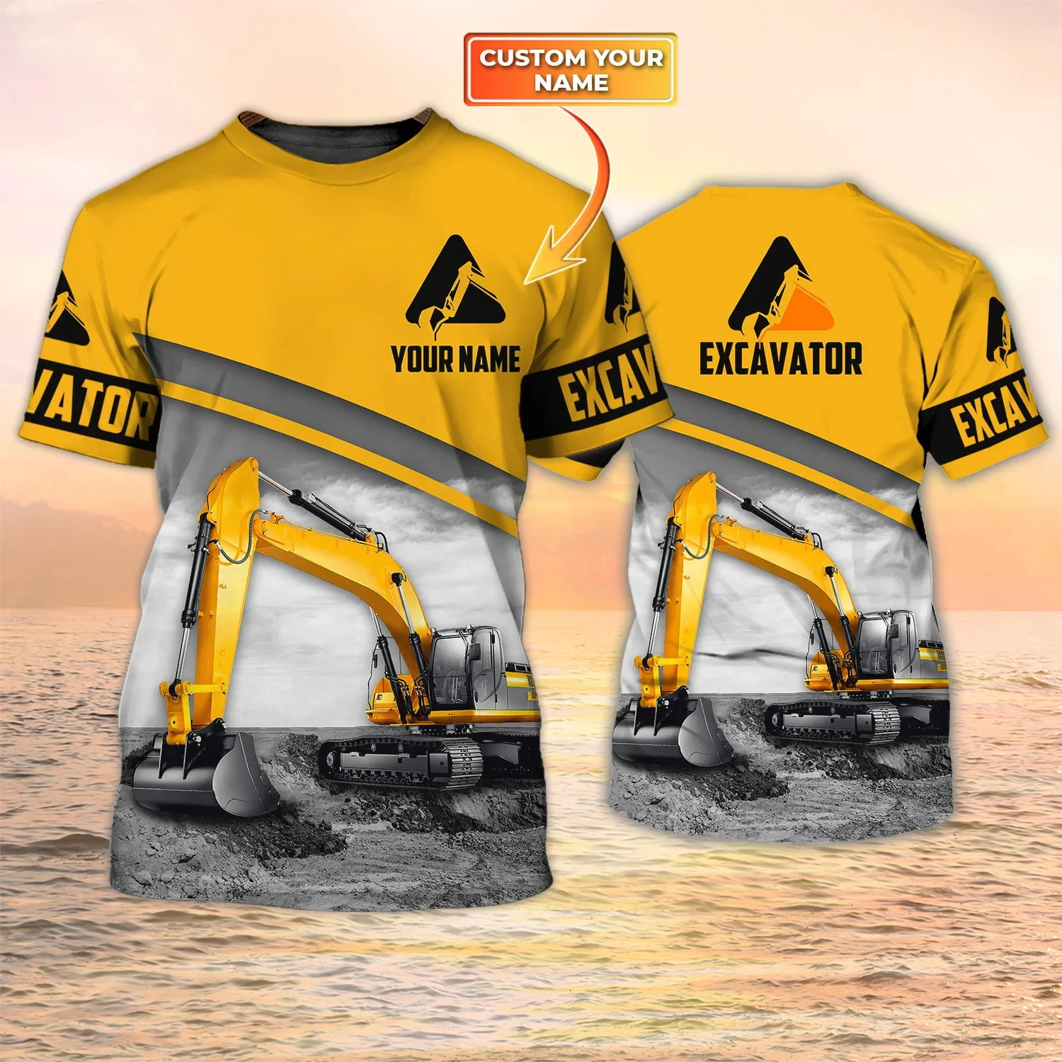 Newest Summer Fashion Men's T- - đánh giá và giá Heavy Equipment Names